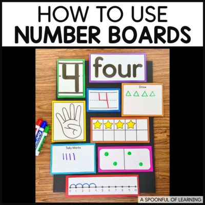 How to use number boards