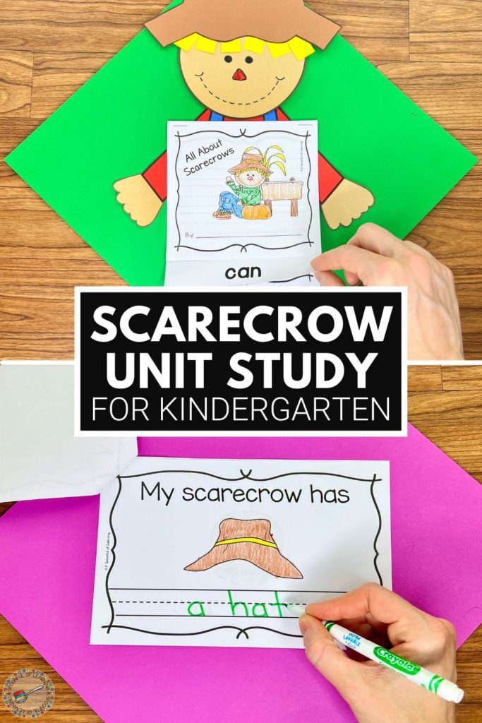 Scarecrow unit for kindergarten - Two activities