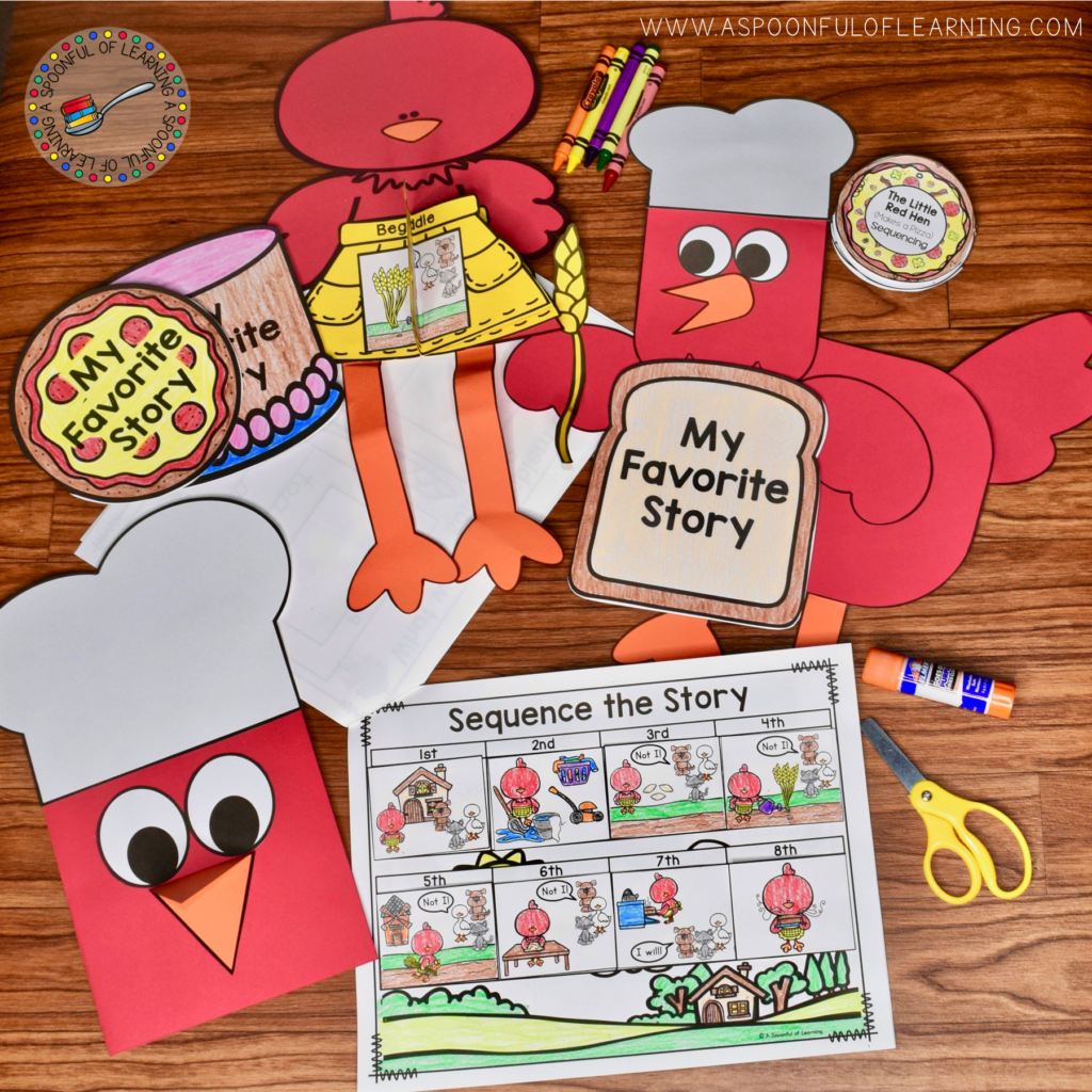 the-little-red-hen-activities-crafts-math-and-literacy-activities