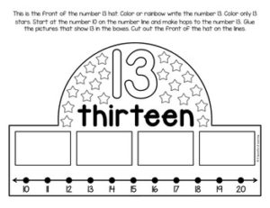 Number Hats 11-20! - A Spoonful of Learning