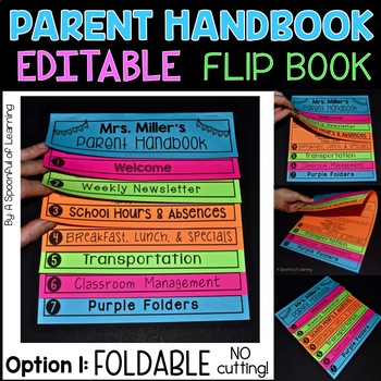 Foldable Parent Handbook Flipbook is here