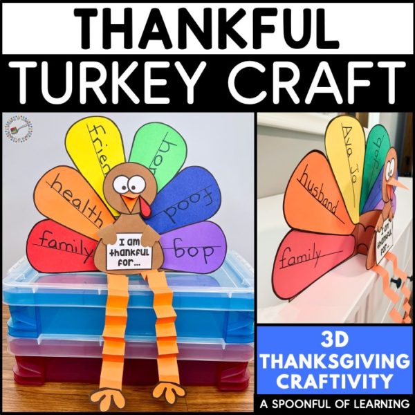 Thanksgiving thankful turkey craft