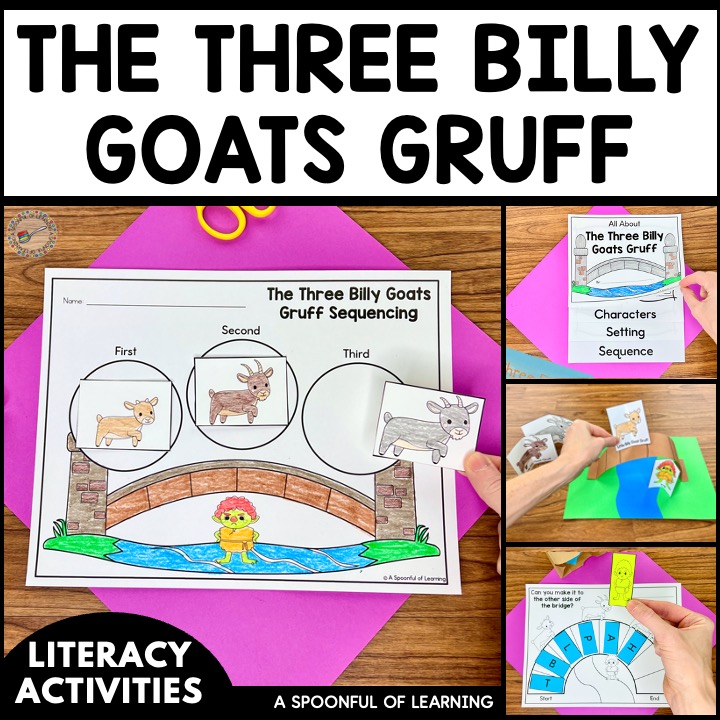 Four activities for The Three Billy Goats Gruff