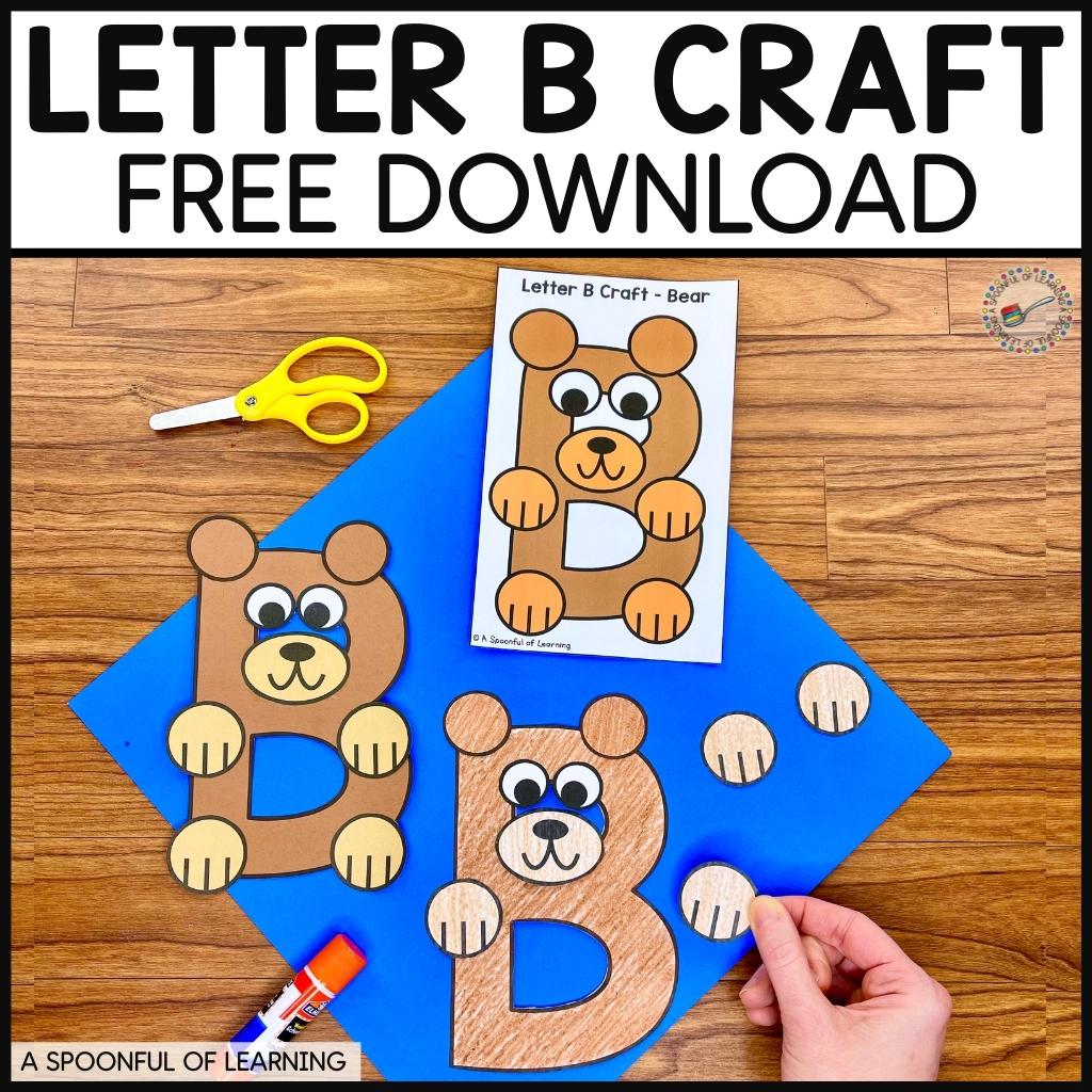 free-printable-letter-b-craft-template-simple-mom-project-pin-on