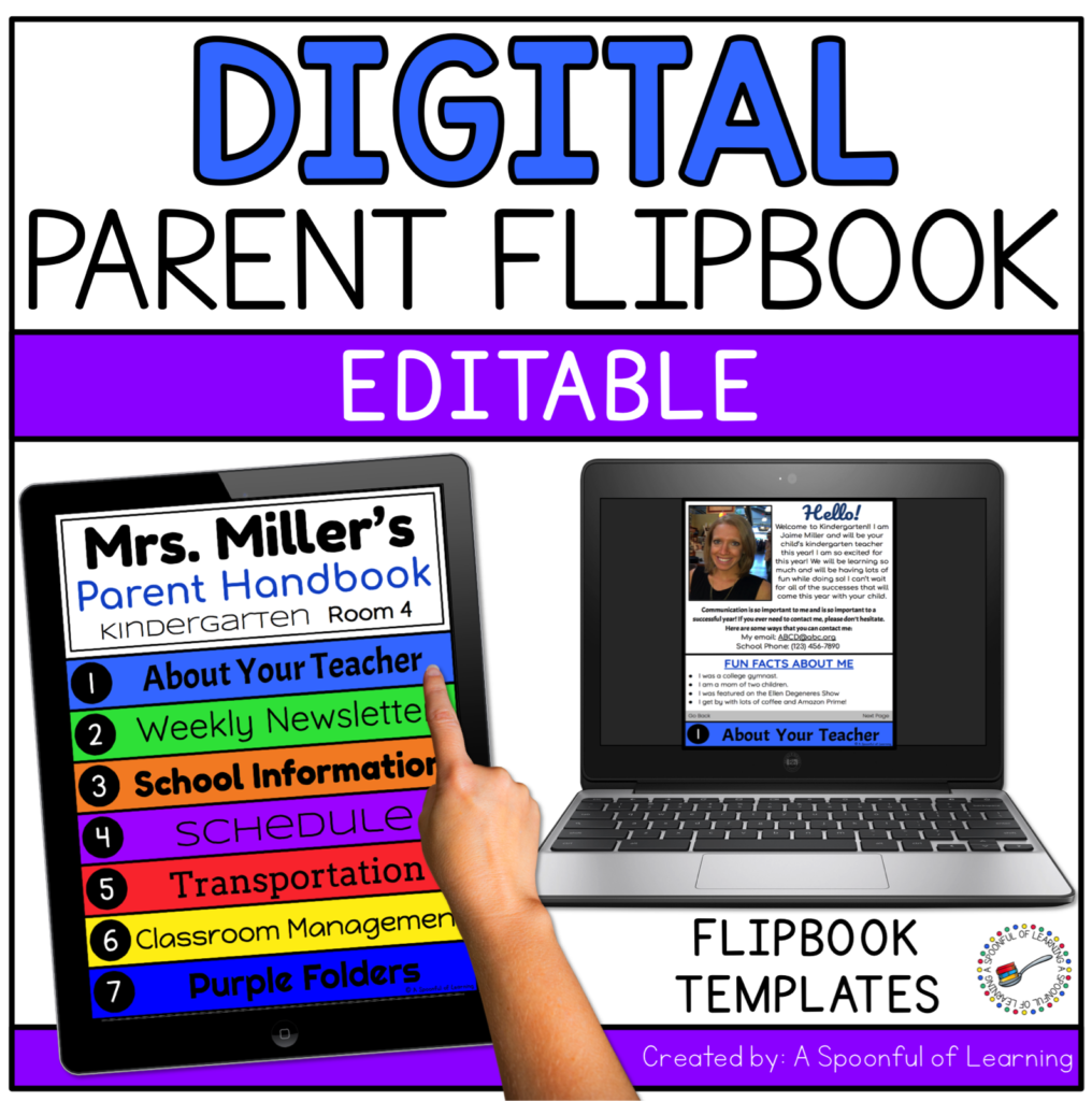 Interactive Digital Flip-book Template