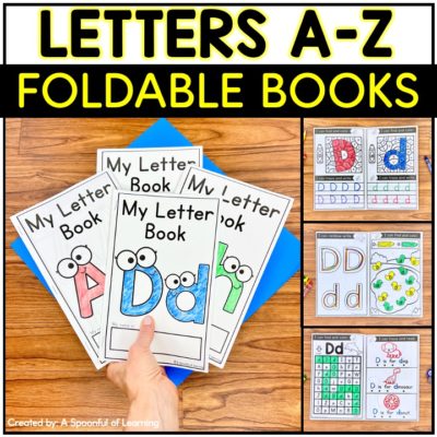 Fun Alphabet Practice Books - A Spoonful of Learning