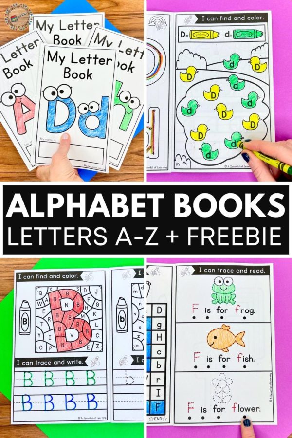 Fun Alphabet Practice Books - A Spoonful of Learning