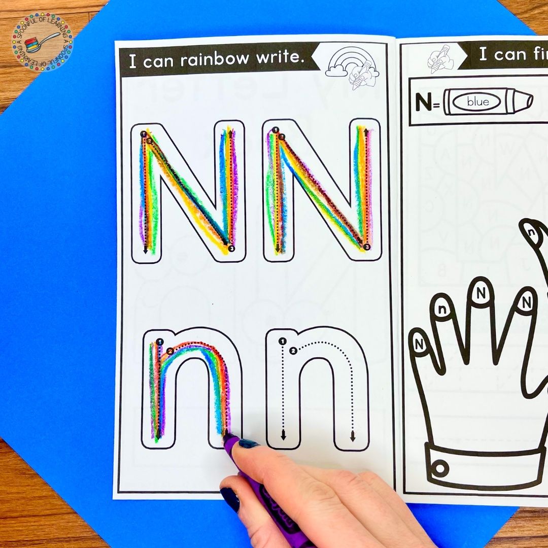 Fun Alphabet Practice Books - A Spoonful of Learning