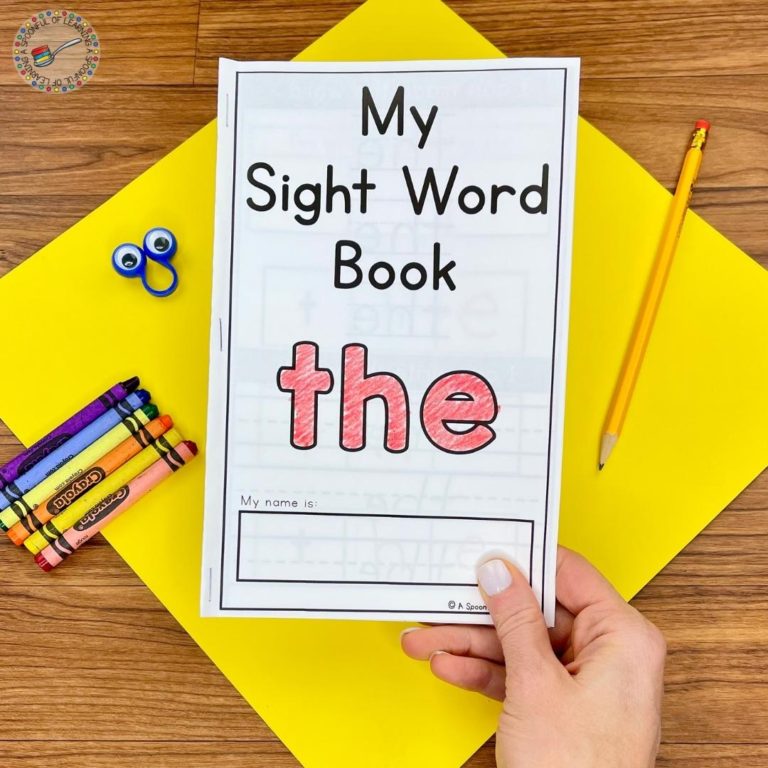 7 Sight Word Practice Worksheets - A Spoonful of Learning
