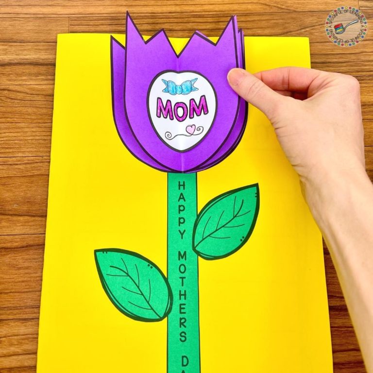 What to Write in a Mother’s Day Card Craft - A Spoonful of Learning