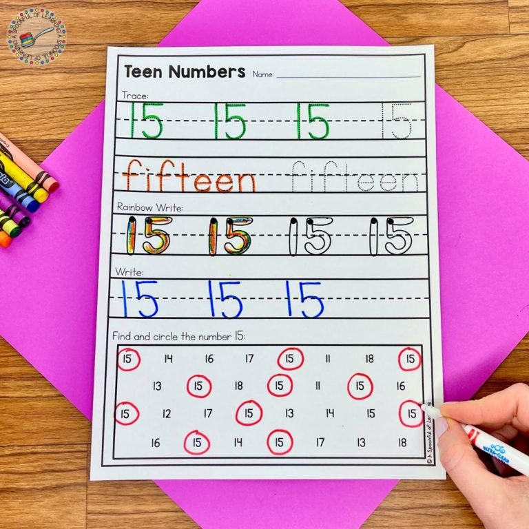 How to Teach Teen Numbers - A Spoonful of Learning