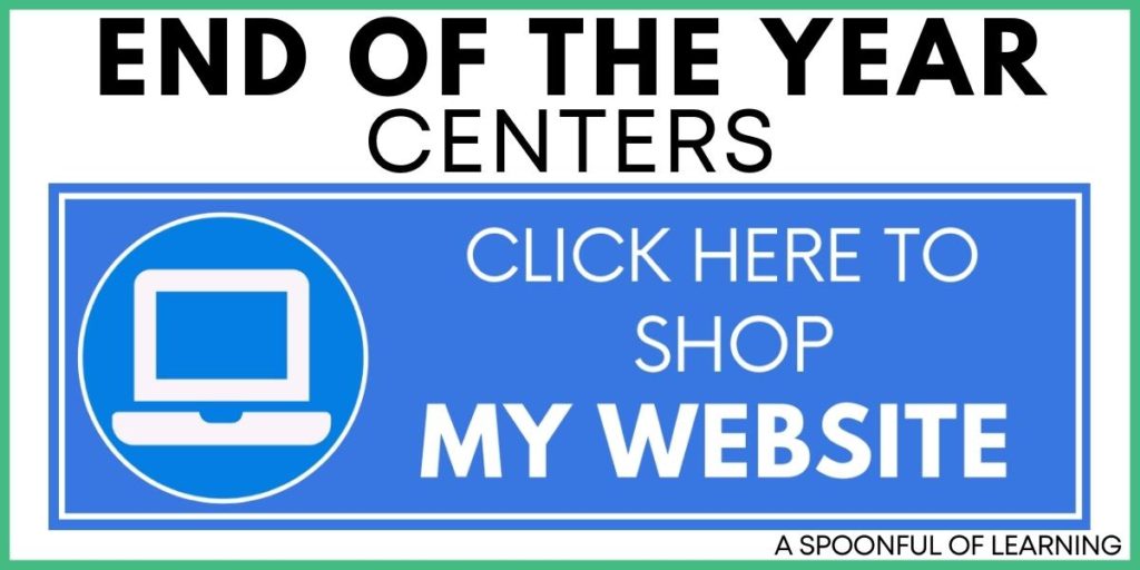 End of the Year Centers - Click Here to Shop My Website