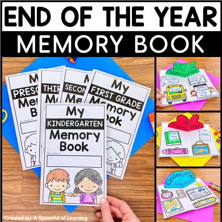 End of the Year Memory Book - Product Cover Image