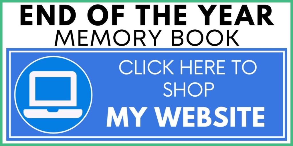 End of the Year Memory Book - Click Here to Shop My Website