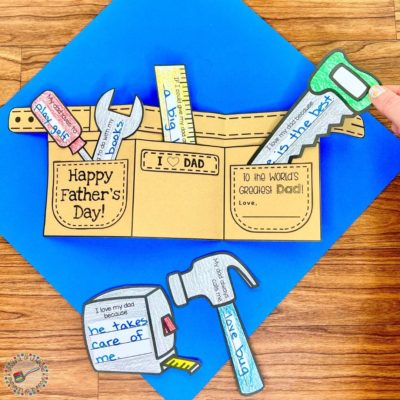 3 Fun Father's Day Card Craft Ideas - A Spoonful of Learning