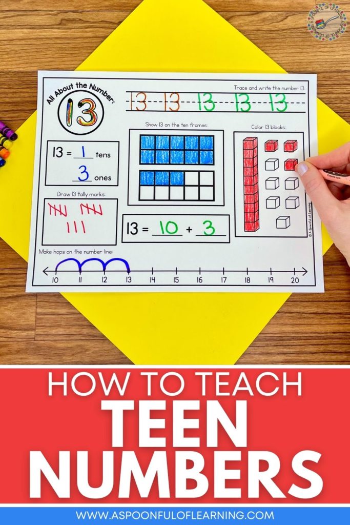 How to teach teen numbers