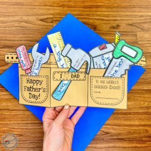 3 Fun Father's Day Card Craft Ideas - A Spoonful of Learning