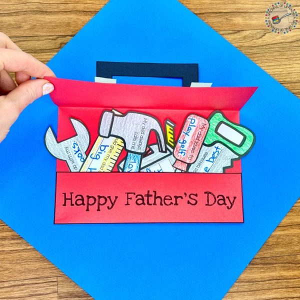 3 Fun Father's Day Card Craft Ideas - A Spoonful of Learning