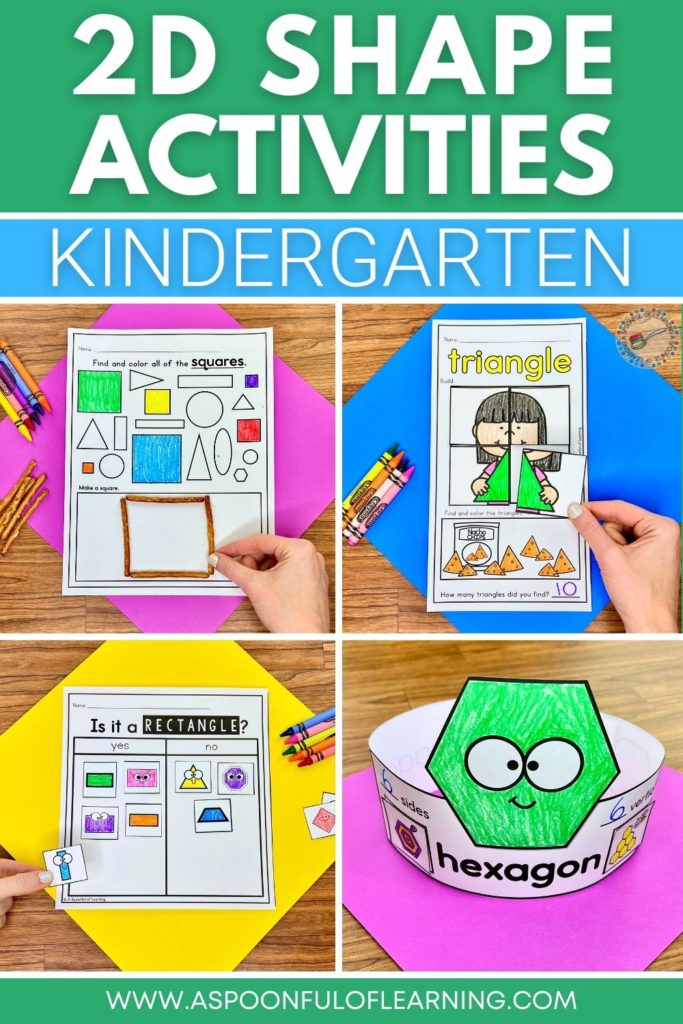 2D shape activities kindergarten
