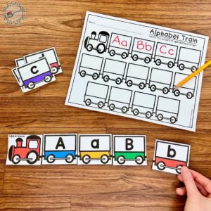 10 Hands-On Alphabet Centers - A Spoonful of Learning