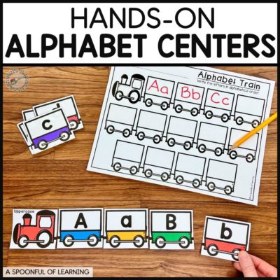 10 Hands-On Alphabet Centers