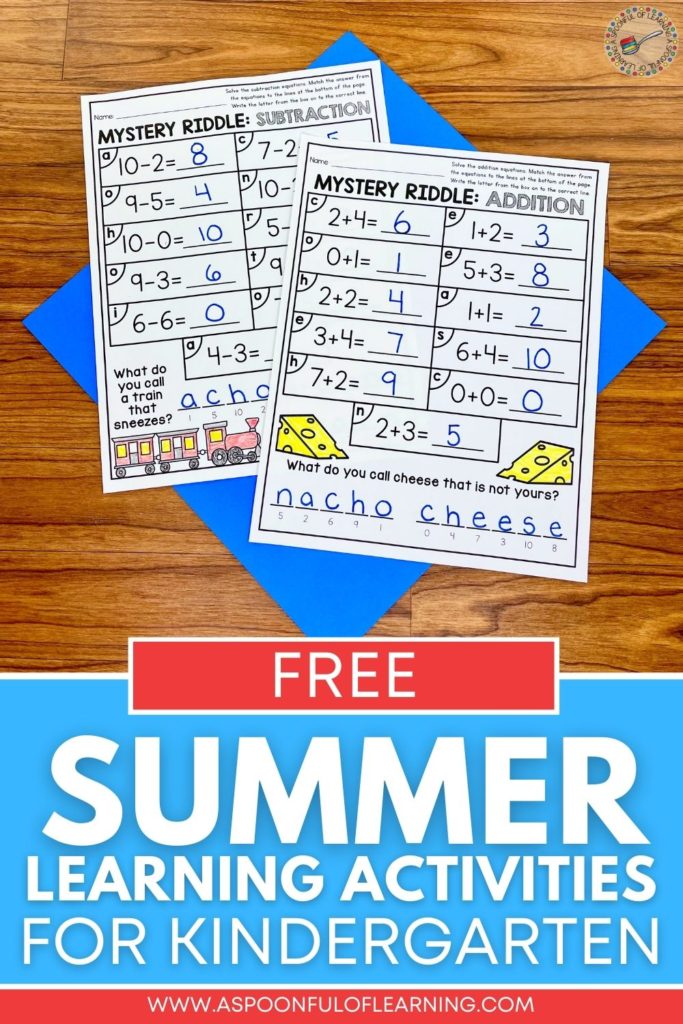 Free Summer Learning Activities