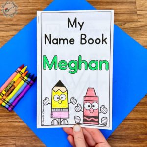 Editable Name Book for Kindergarten - A Spoonful of Learning