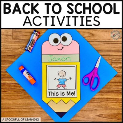 10 Fun Back to School Activities for Kindergarten