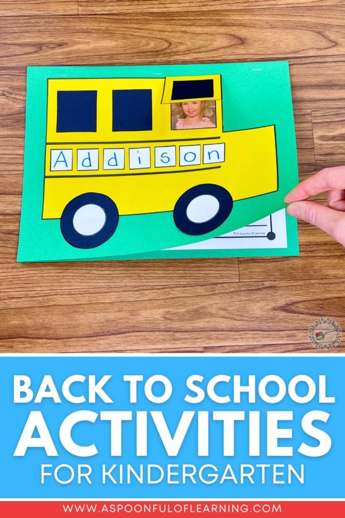 10 Fun Back To School Activities For Kindergarten A Spoonful Of Learning