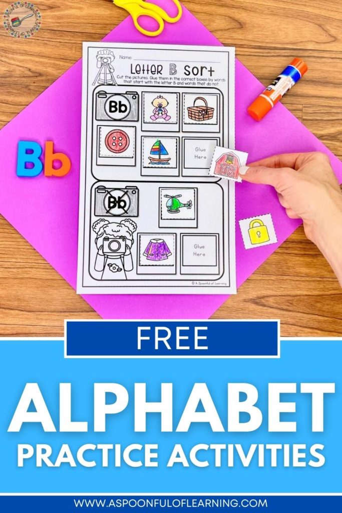 Free Alphabet Practice Activities