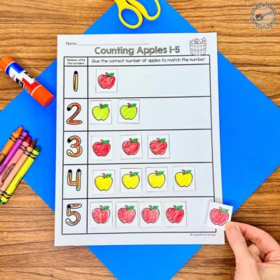 Hands-On Apple Unit for Kindergarten - A Spoonful of Learning