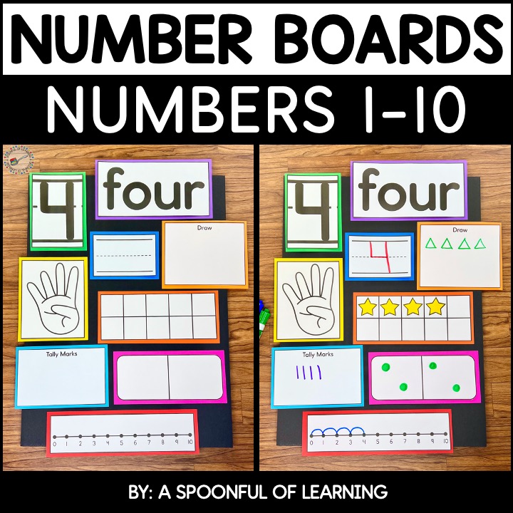 Number Boards - Numbers 1 to 10 Cover Image