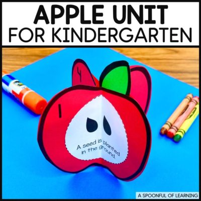 Hands-On Apple Unit for Kindergarten
