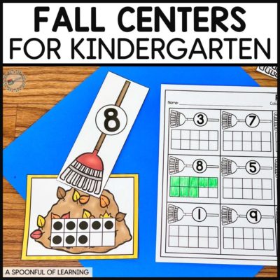 Fall centers for kindergarten