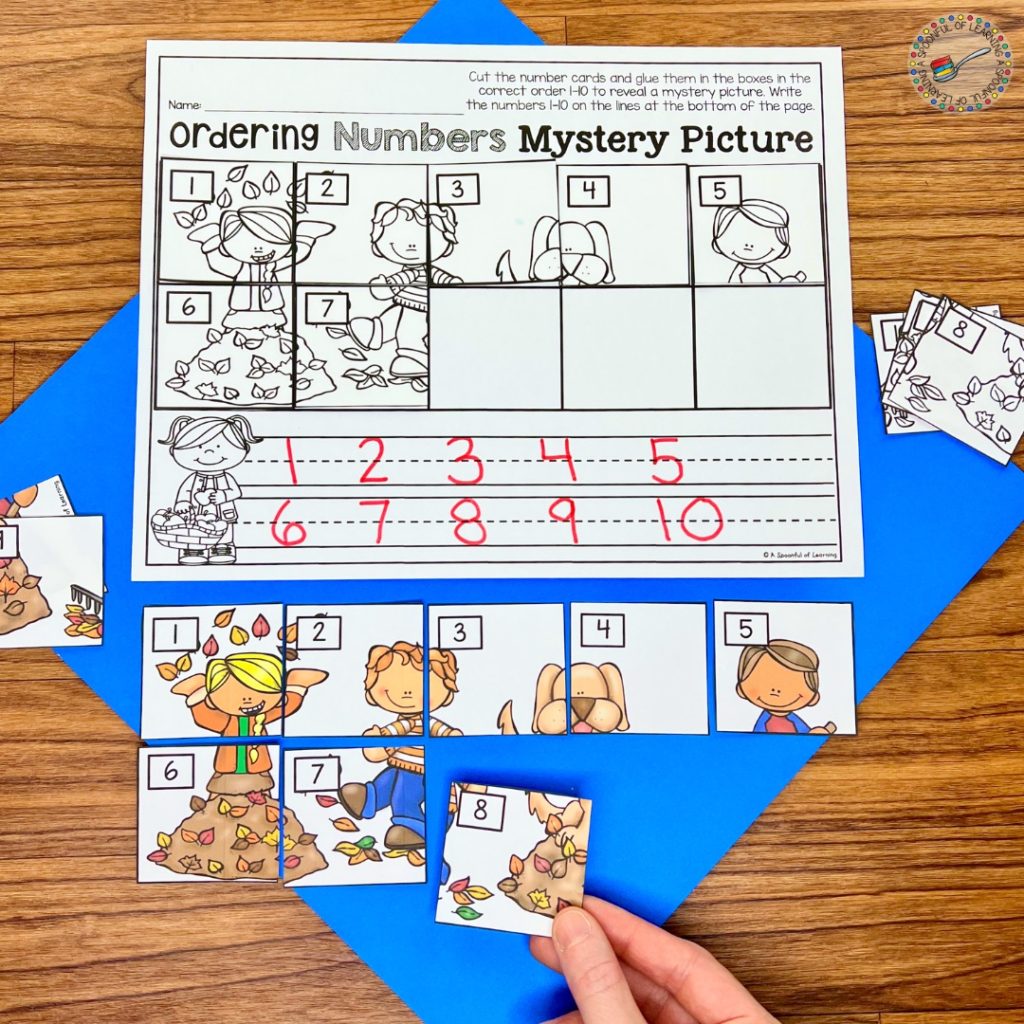 A number ordering mystery puzzle