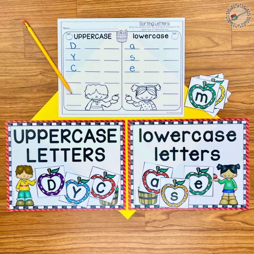 Sorting uppercase and lowercase letters