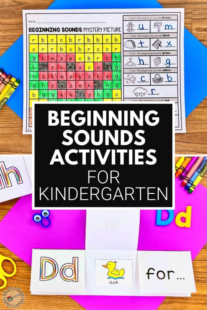 Beginning Sounds Activities for Kindergarten