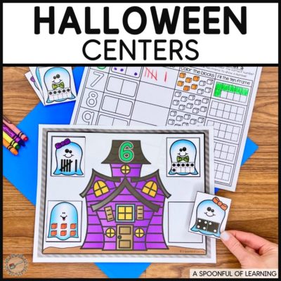 Fun Halloween Centers for Kindergarten