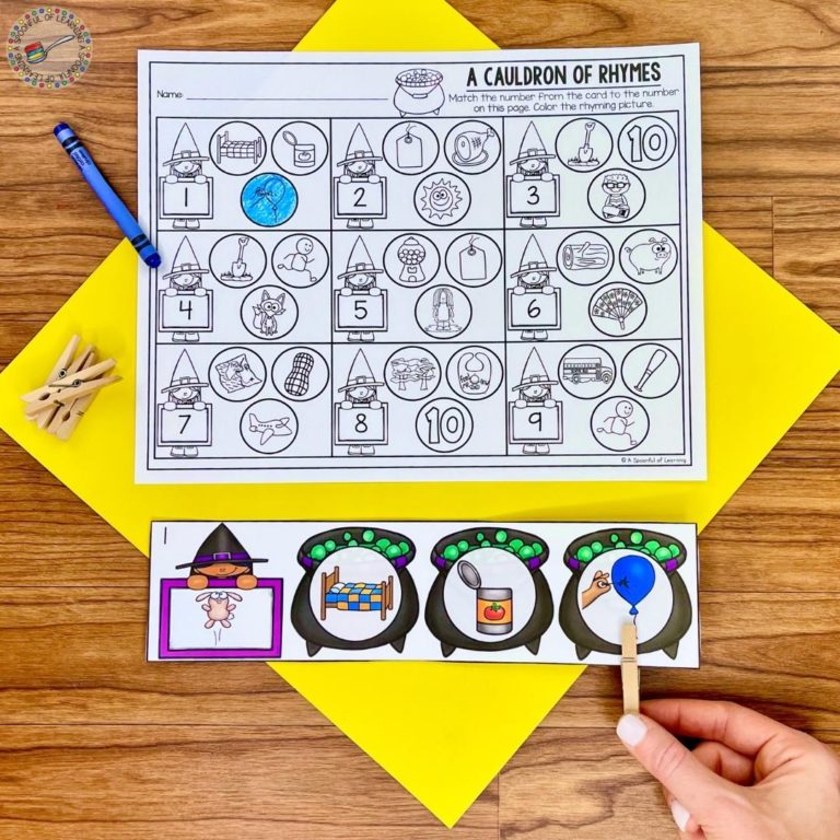 Fun Halloween Centers For Kindergarten - A Spoonful Of Learning