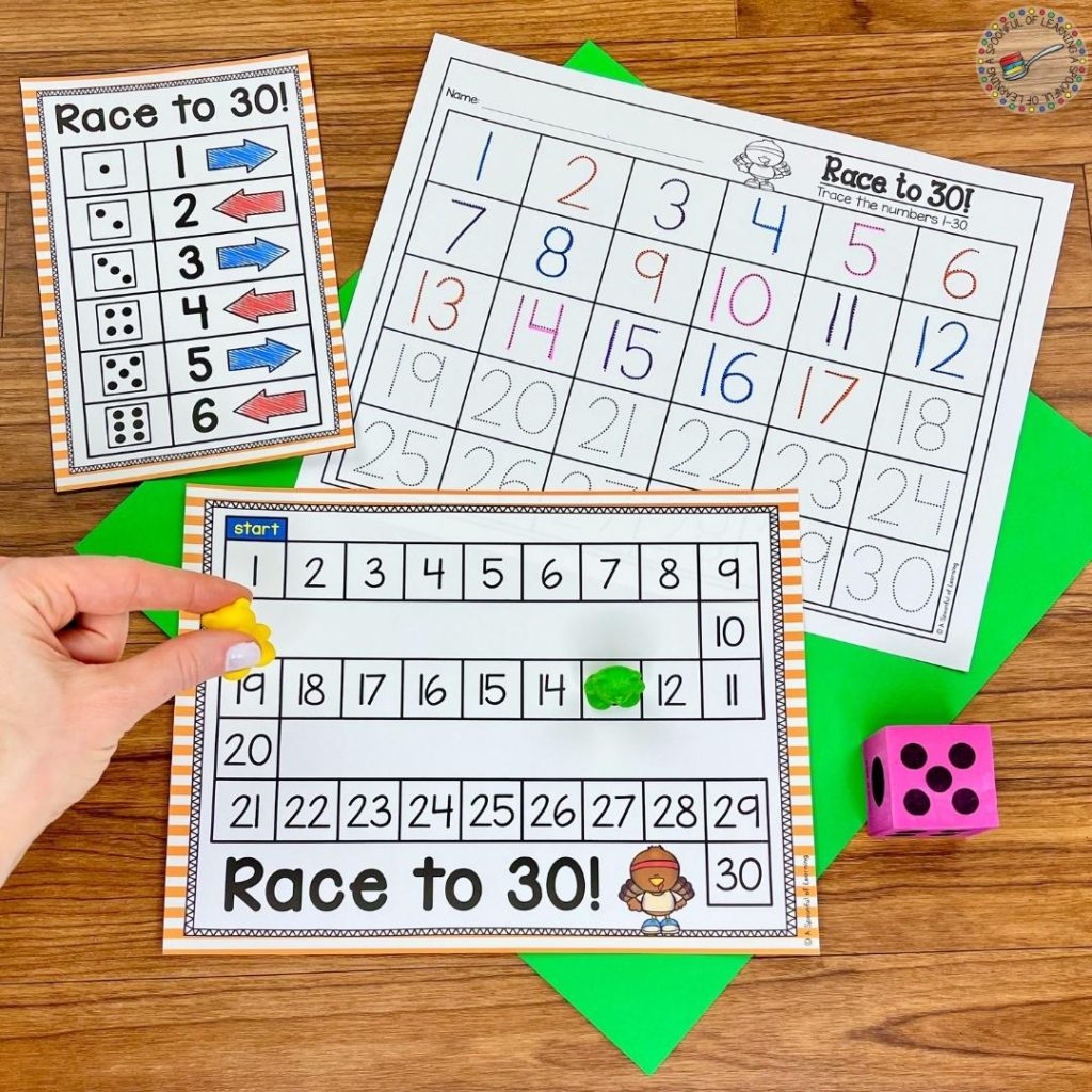 Playing a Race to 30 counting game