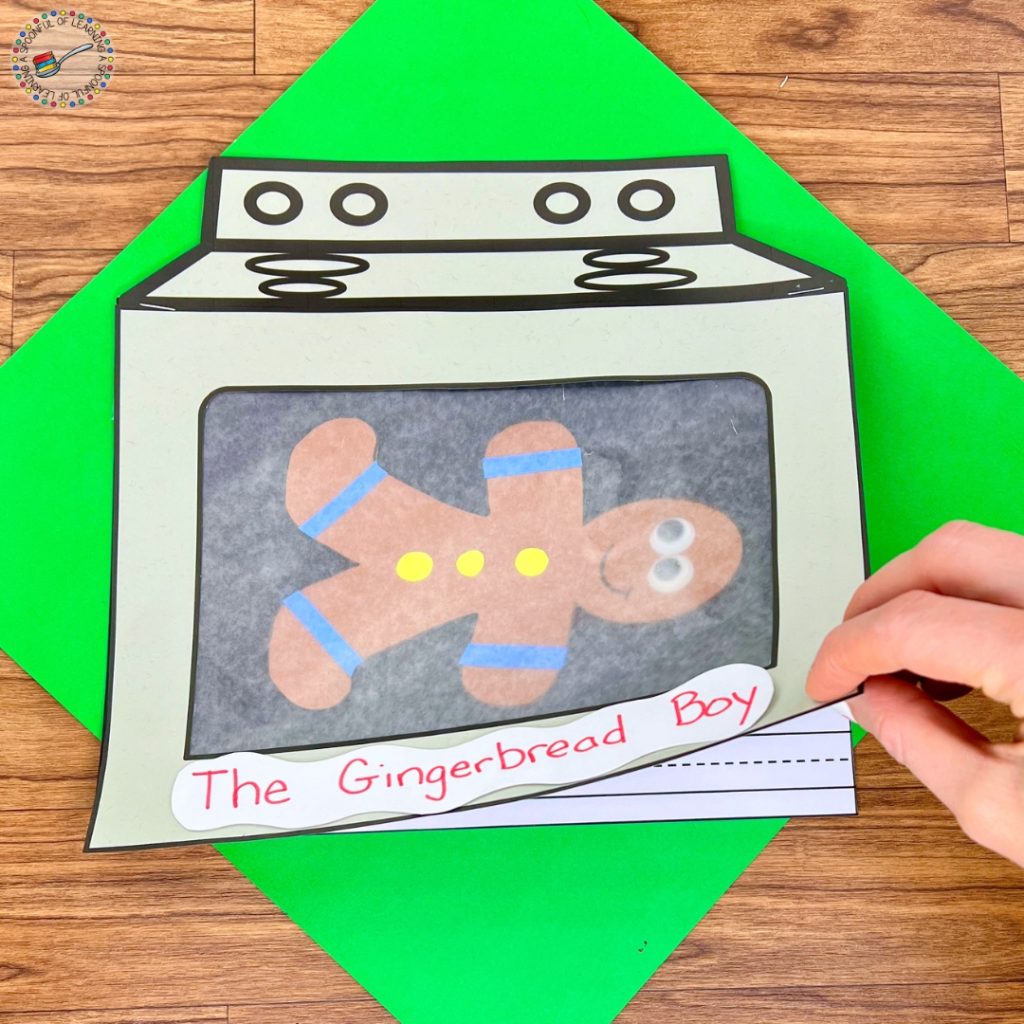 A gingerbread man creative writing and craft