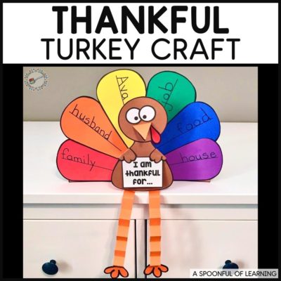 Thankful Turkey Craft for Kindergarten