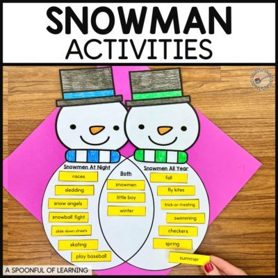 Hands-On Snowman Activities for Kindergarten