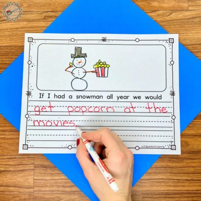 Hands-On Snowman Activities for Kindergarten - A Spoonful of Learning