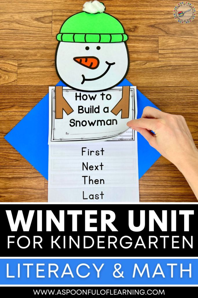 Winter unit for kindergarten - Literacy and Math