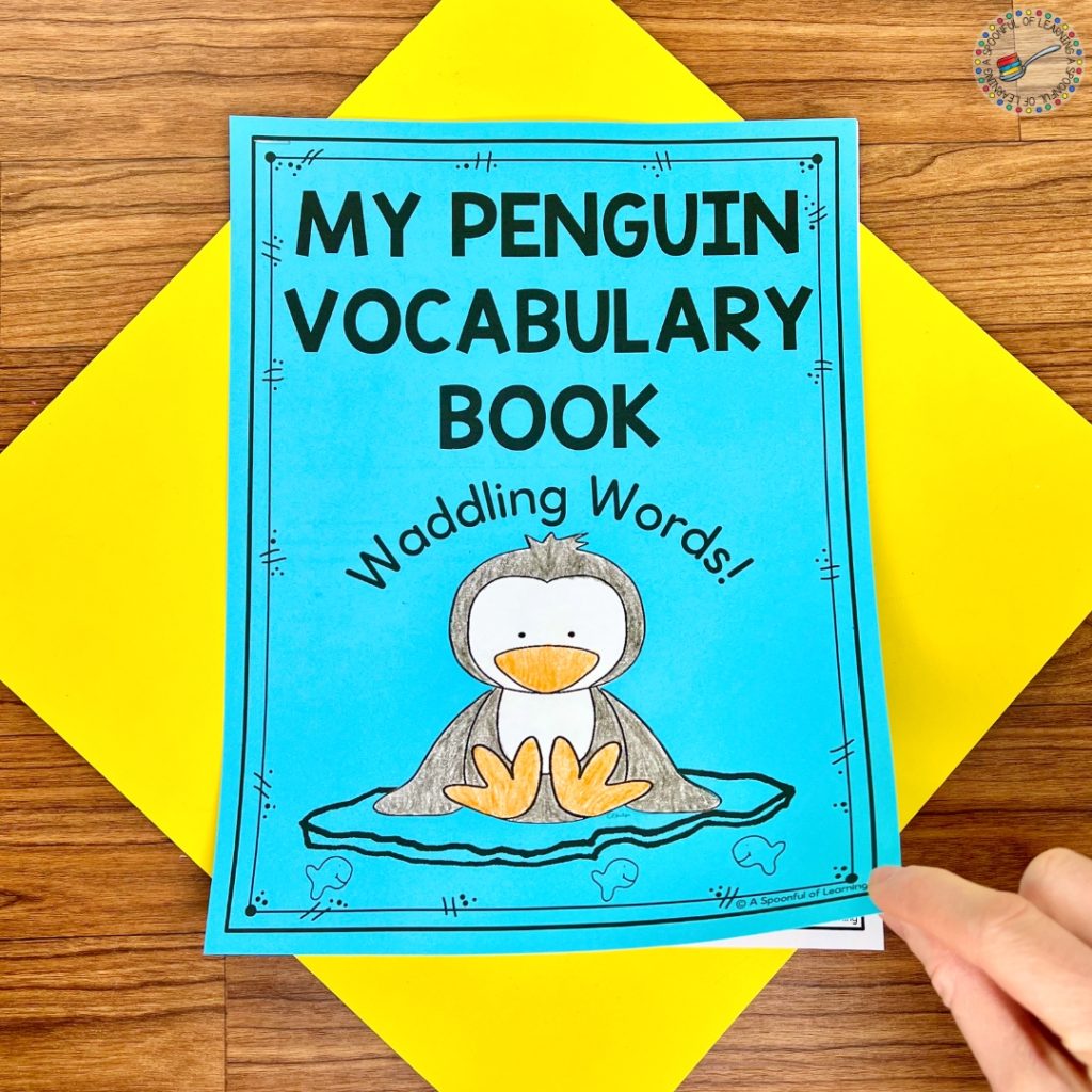 Cover of penguin vocabulary book