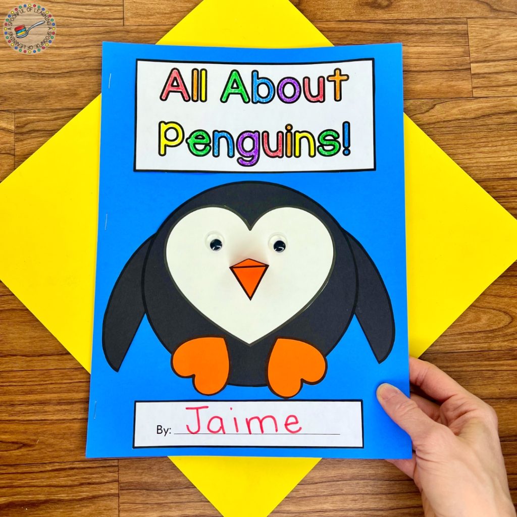 All About Penguins book cover page