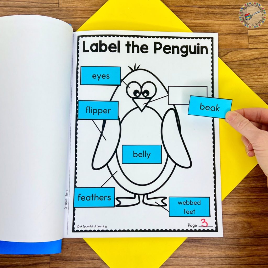 Penguin labeling activity