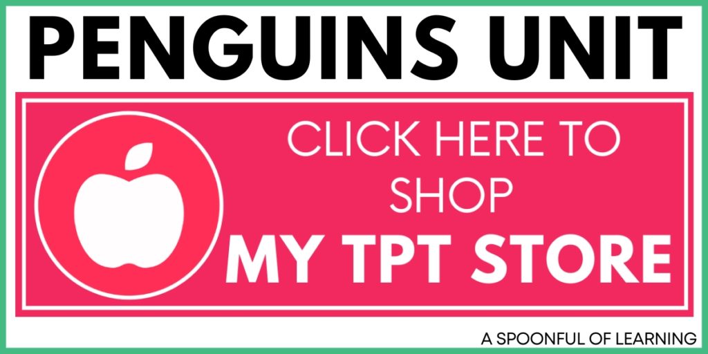 Penguins Unit - Click Here to Shop My TPT Store