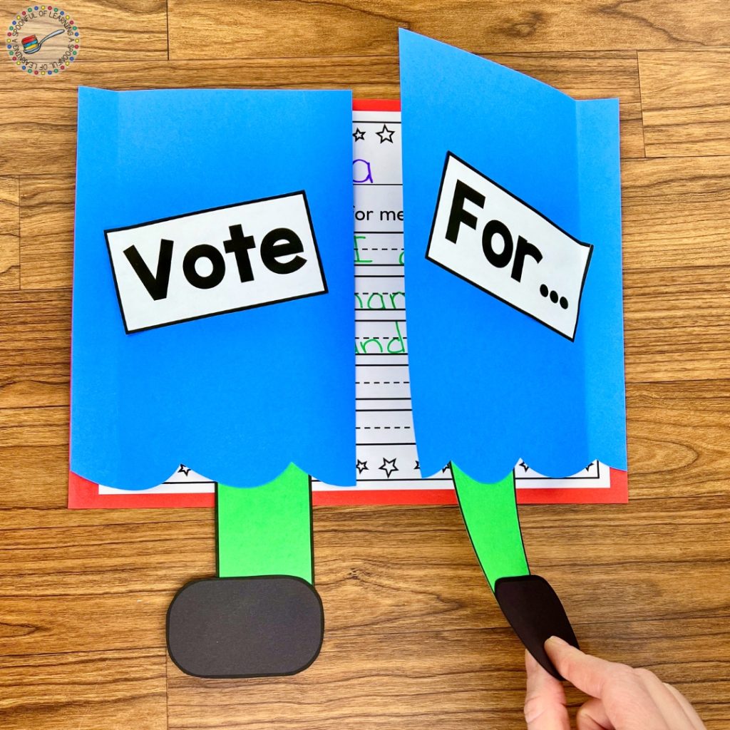 Opening a voting booth craft